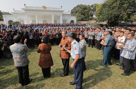 Jelang Akhir Masa Jabatan, SBY Pamit pada Pegawai Istana